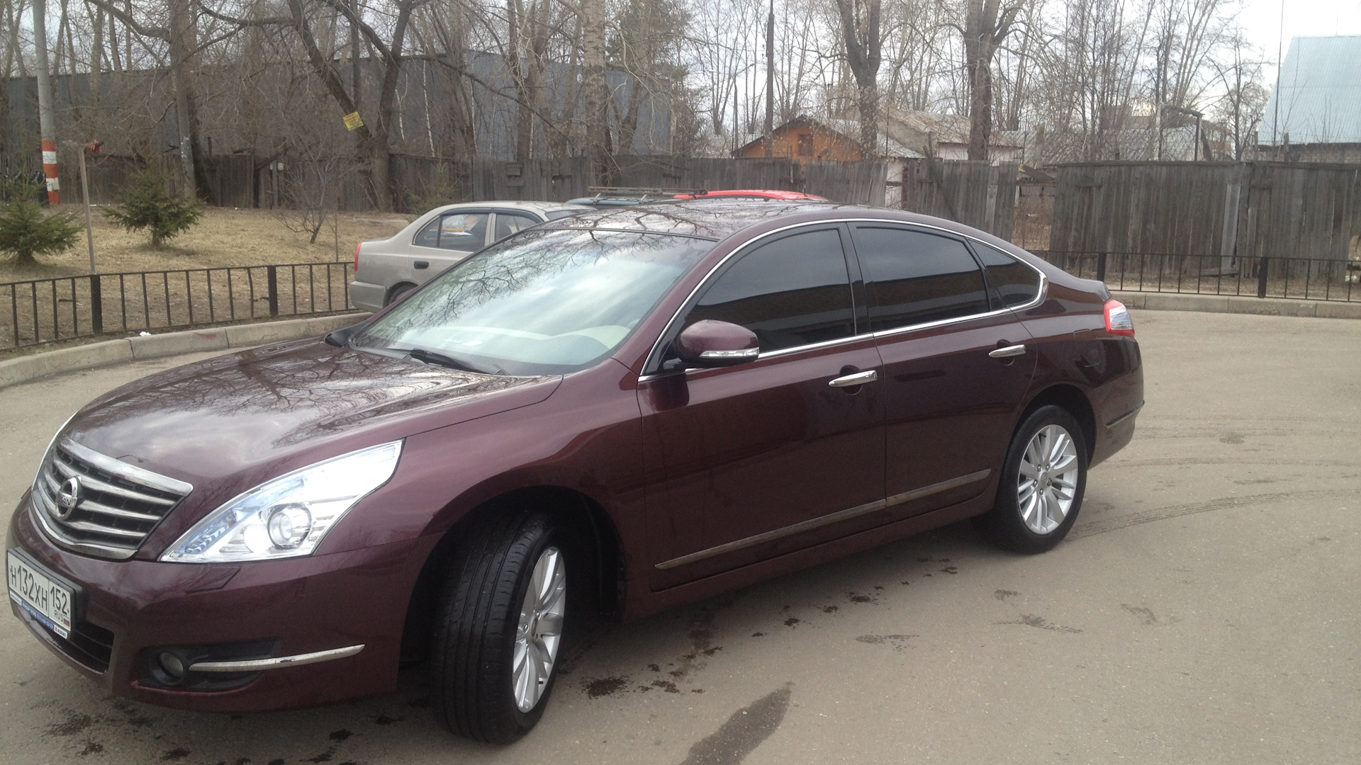 Nissan Teana (J32) 2.5 бензиновый 2012 | тёмно-бордовая на DRIVE2