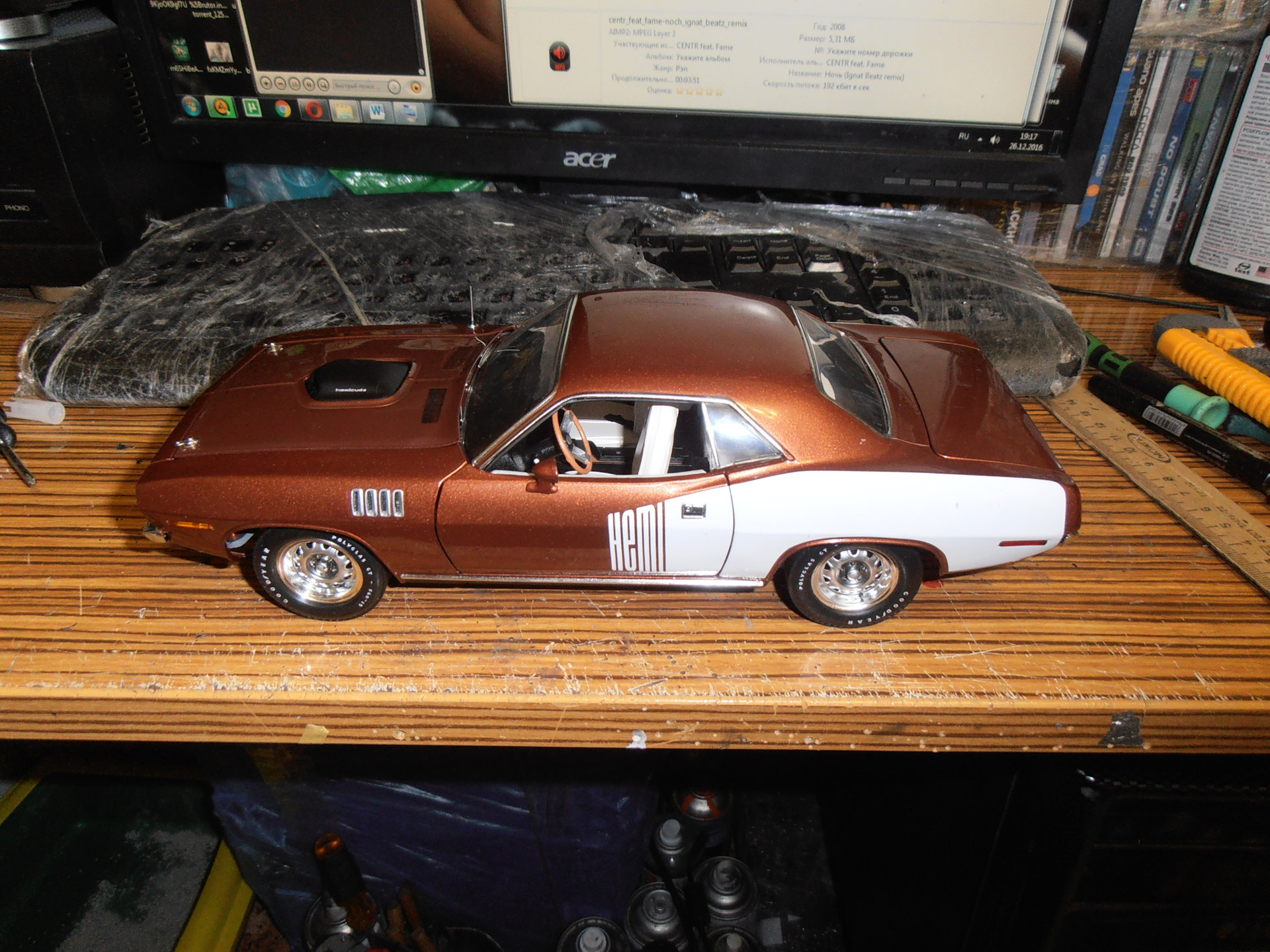 1971 Plymouth Cuda — Highway 61 1/18 — Parts 1 — DRIVE2