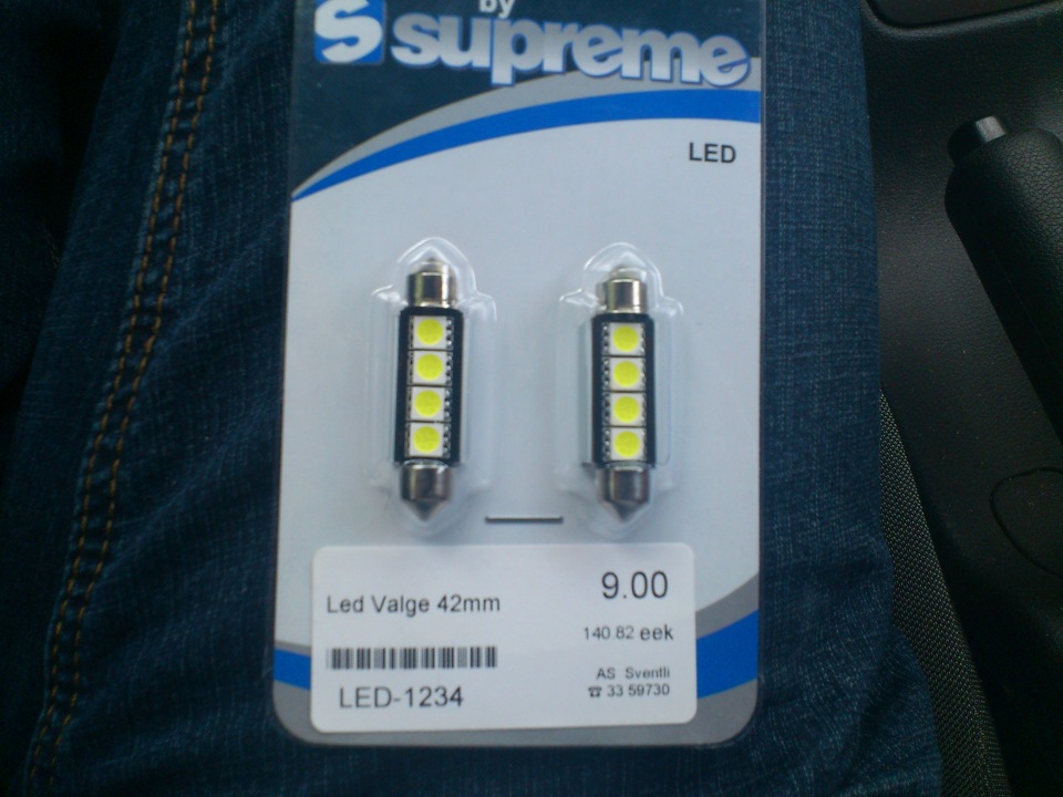 И снова LED — Skoda Octavia A5 Mk2, 1,6 л, 2009 года | расходники | DRIVE2