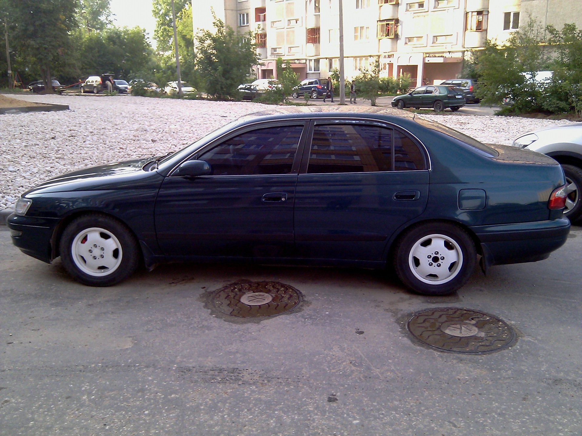 Занижение toyota carina e