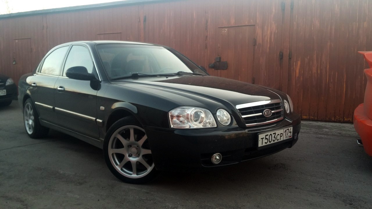 KIA Magentis I 2.5 бензиновый 2006 | Брюнетка V6 на DRIVE2