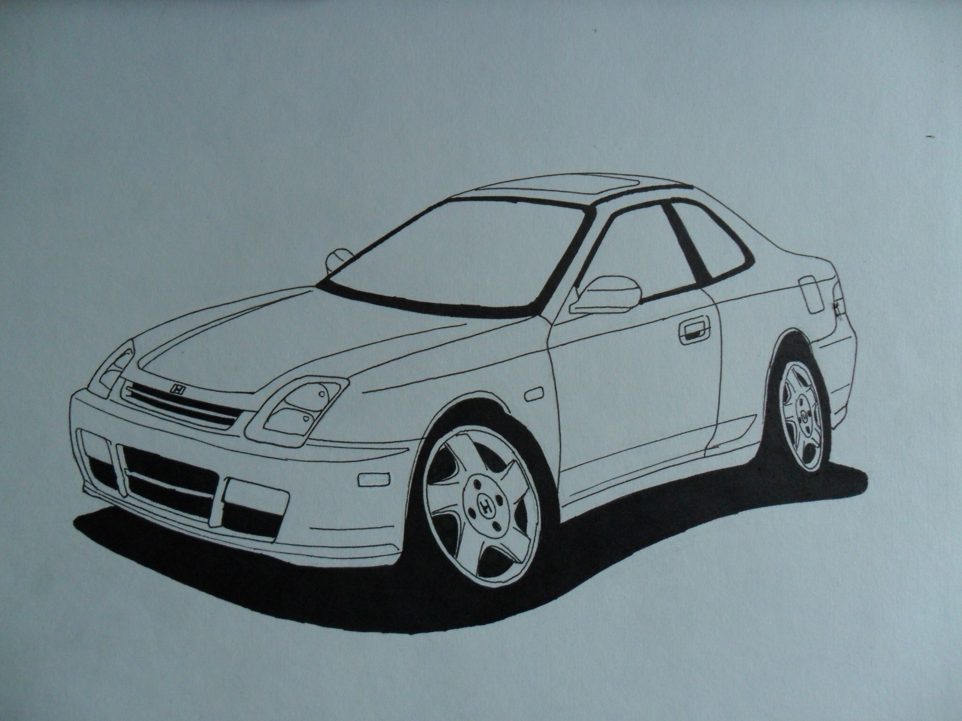 Чертеж honda prelude