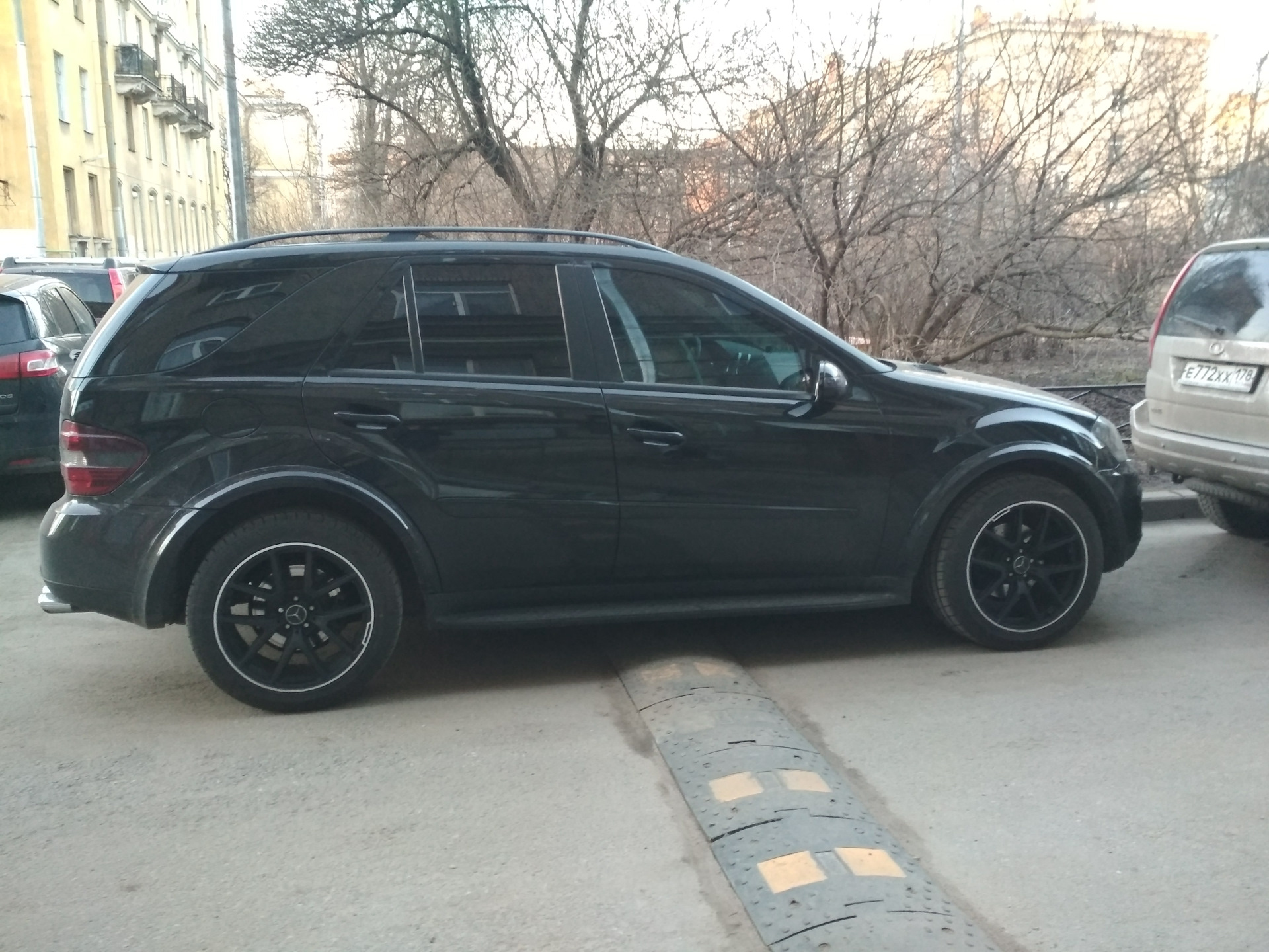 Переобувка и установка проставок — Mercedes-Benz M-Class (W164), 3,5 л ...