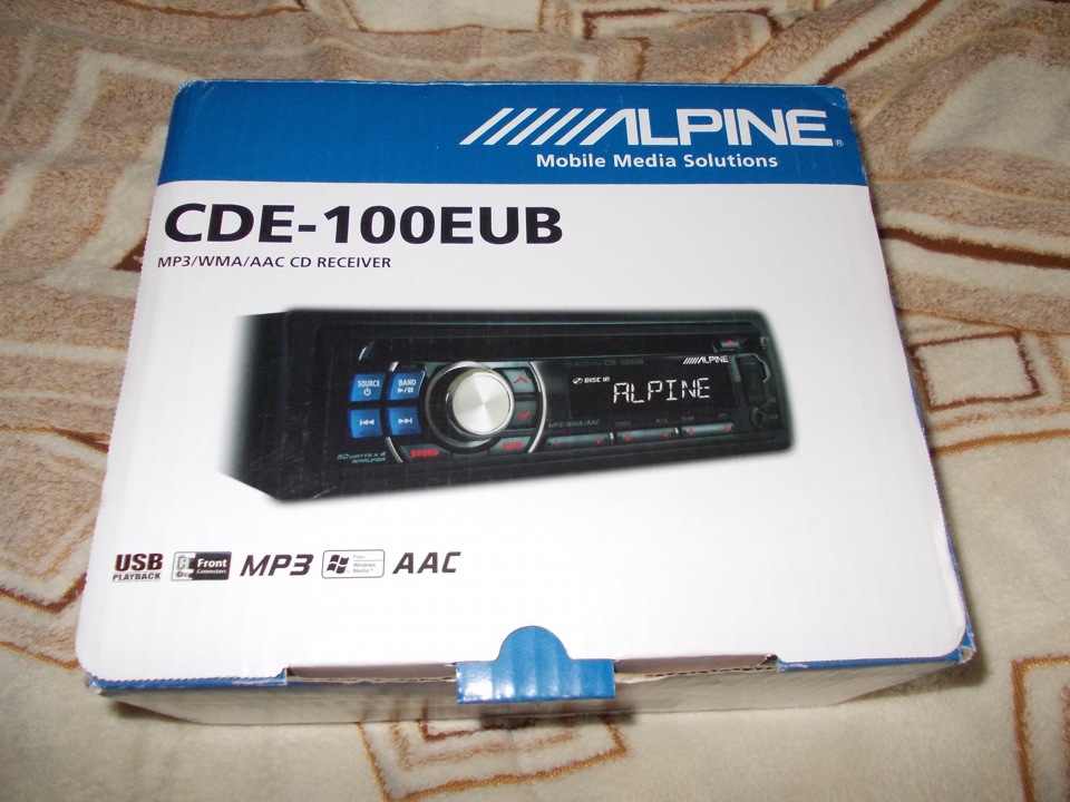 Alpine cde 100eub схема