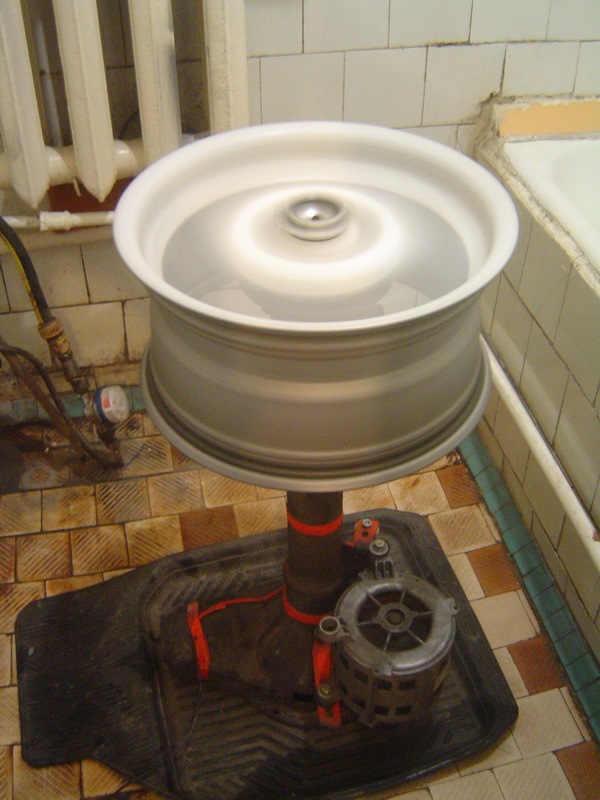 Video Machine for polishing discs Homemade simple and compact