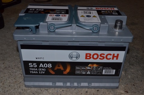 Установка AGM Bosch s5a08 70ah — Suzuki Vitara XL7, 2,7 л, 2006 года, электроника
