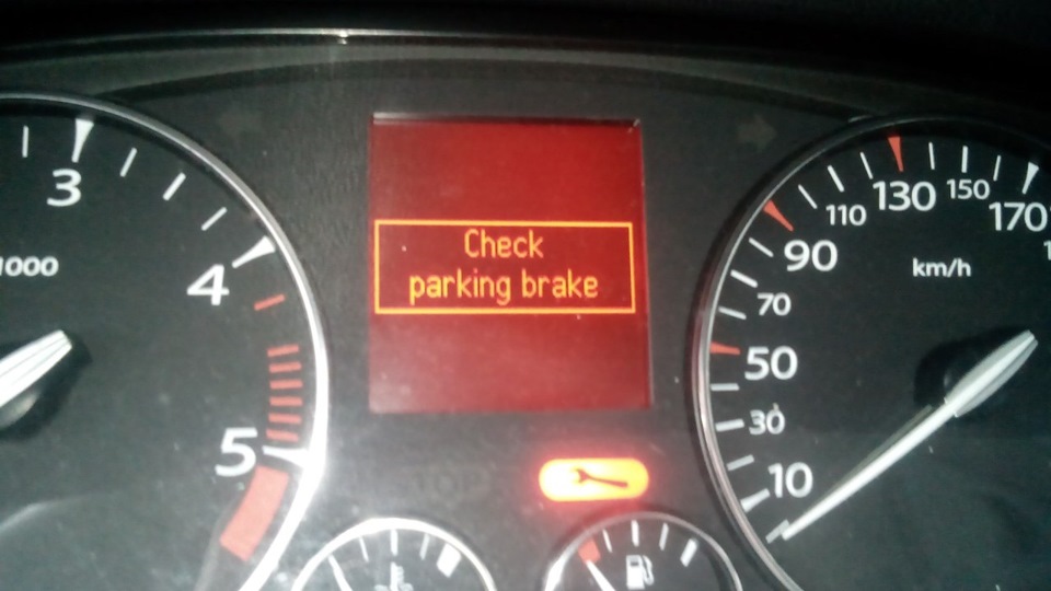 check parking brake рено лагуна 3