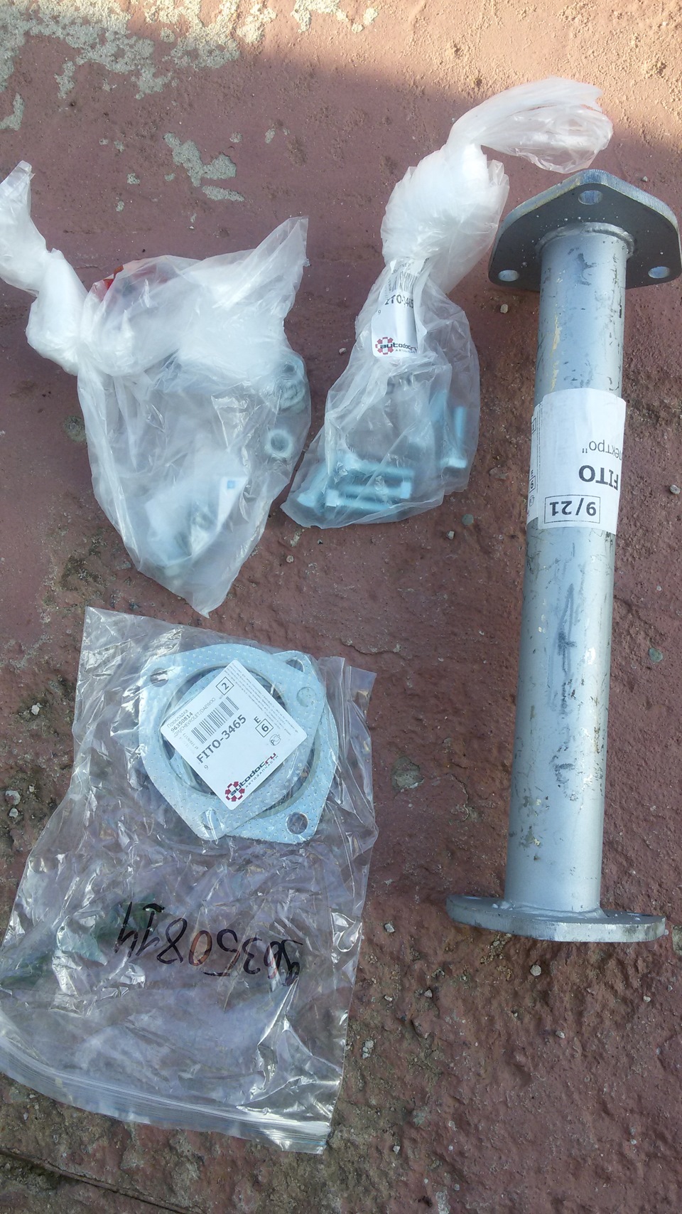 Проставка вместо катализатора — Chevrolet Lanos, 1,5 л., 2007 года ...