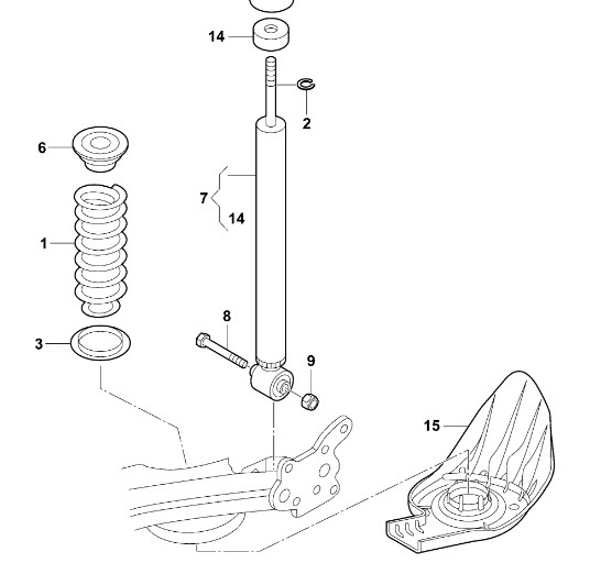 Подвеска шкода октавия а5 схема