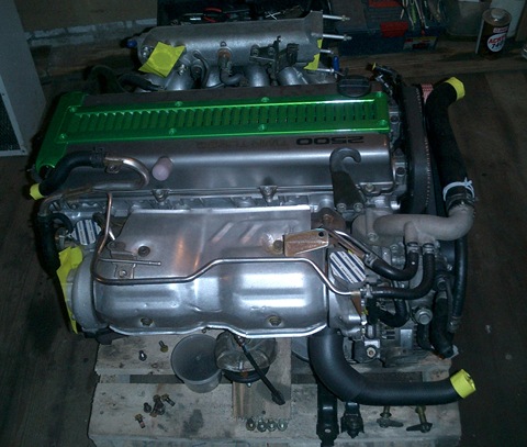 Assembled the motor - Toyota Cresta 25 L 1984