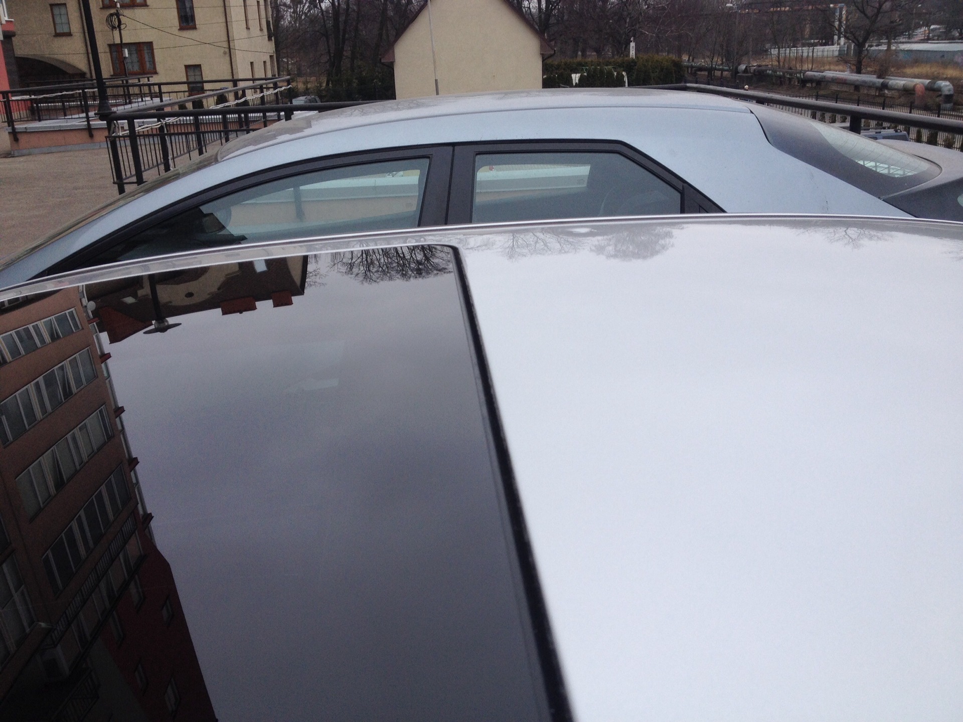 Вмятина на крыше — Mercedes-Benz E-class (W211), 2,6 л, 2004 года ...