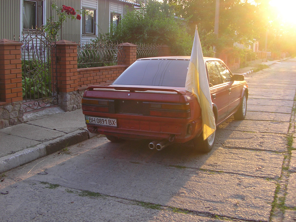 Выезд на природу. — Nissan Bluebird (U11), 1,8 л, 1984 года | встреча ...