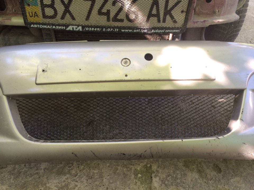 Сетка вместо стоковой решетки радиатора. — Daewoo Matiz (M100, M150), 1 ...