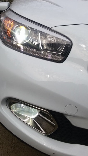 Ксенон в ближний + ПТФ, светодиоды в задний ход — KIA Ceed (2G), 1,6 л ...
