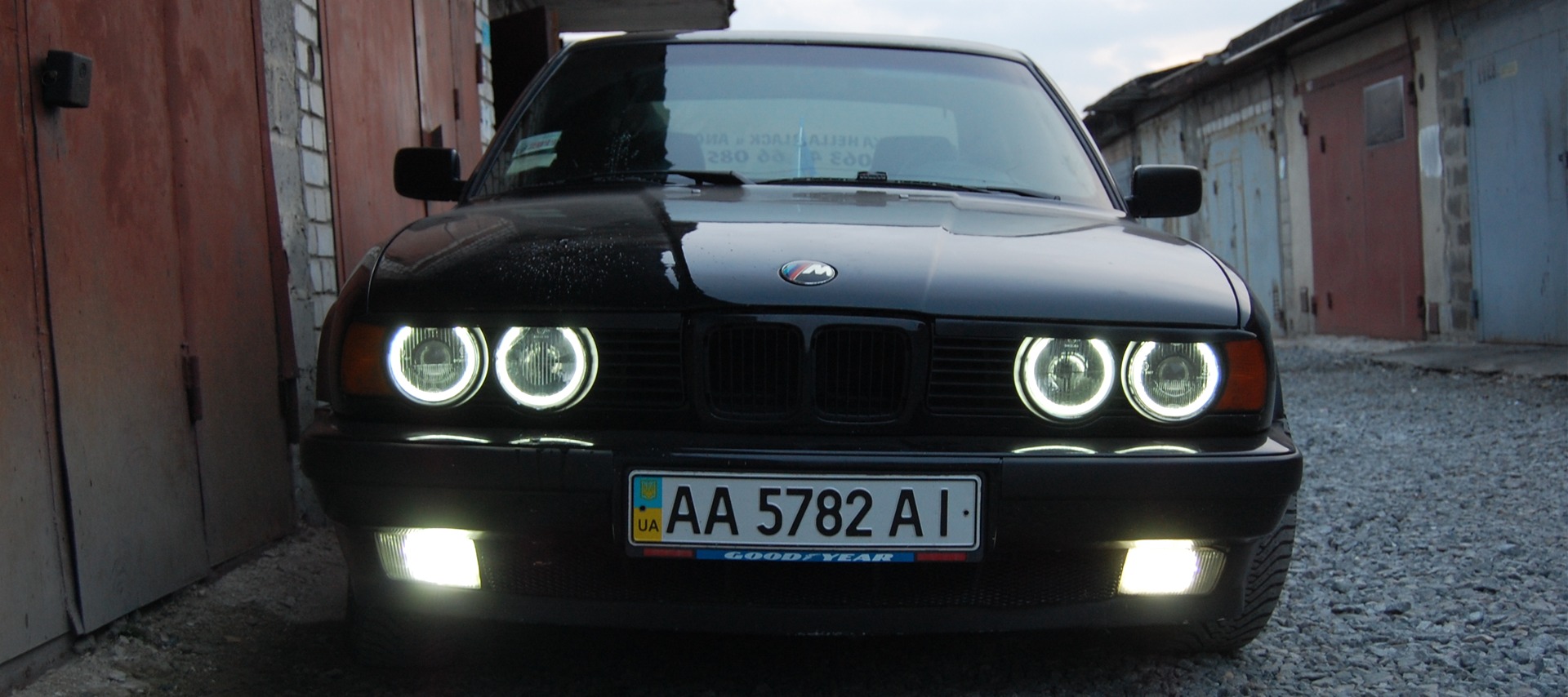 Ангельские глазаAngel eyes — BMW 5 series (E34), 2,5 л, 1991 года | тюнинг  | DRIVE2