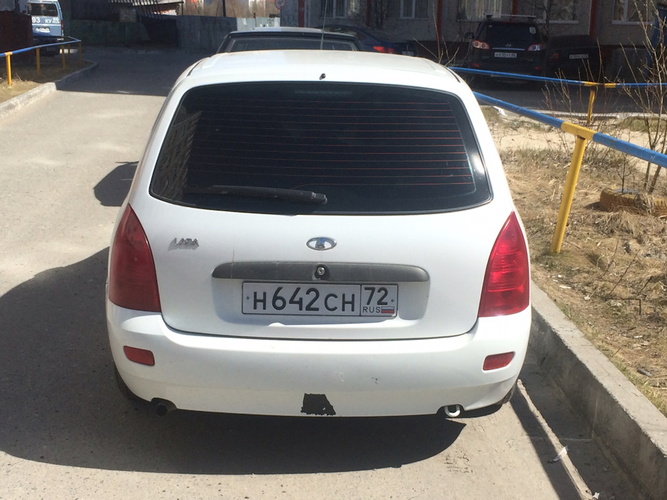 Затушил задние фонари в красный — Lada Калина Универсал (1G), 1,6 л ...