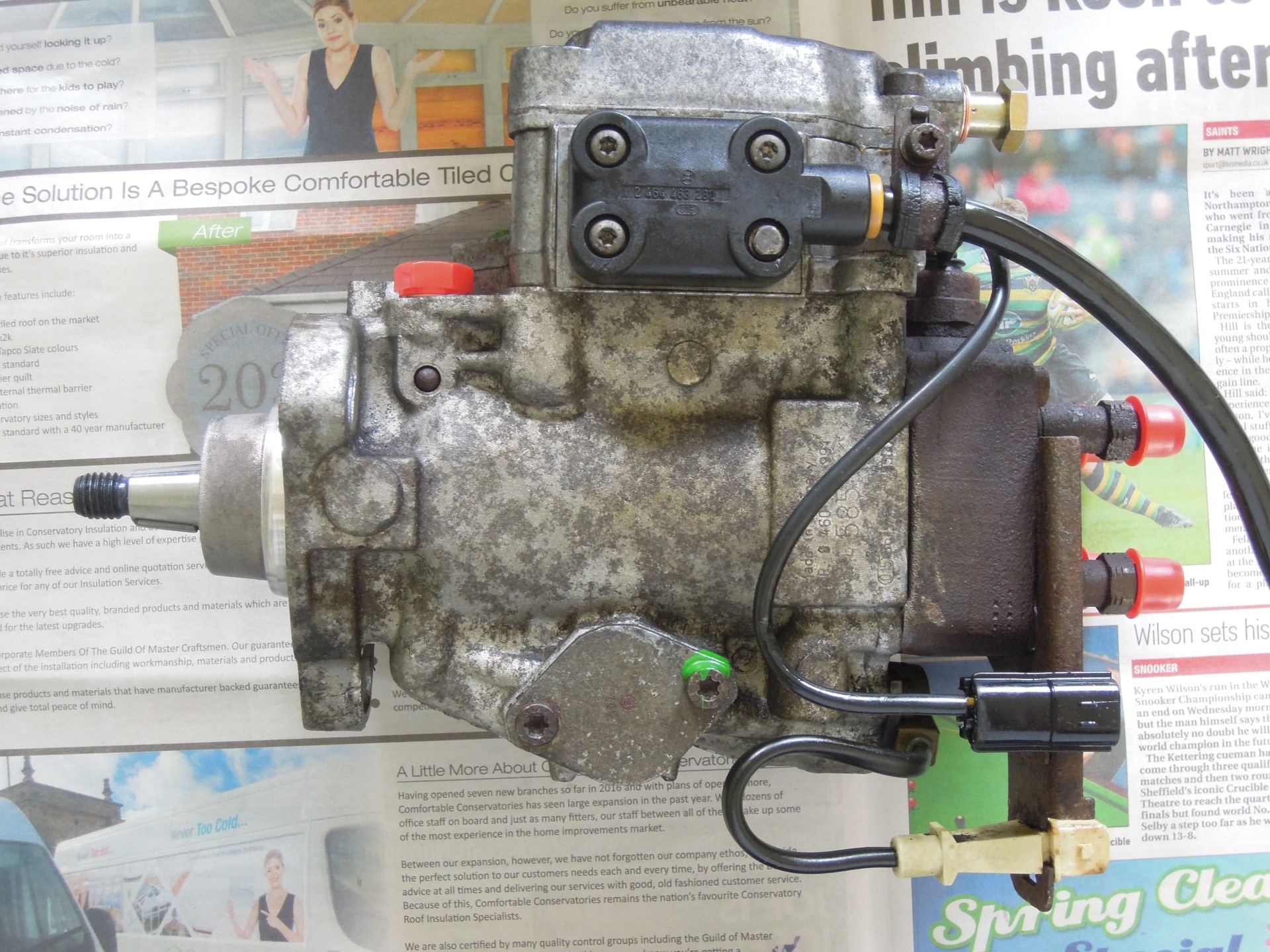 Bosch Vp36 Injection Pump Overhaul Rover 800 2 5 Liter 1999