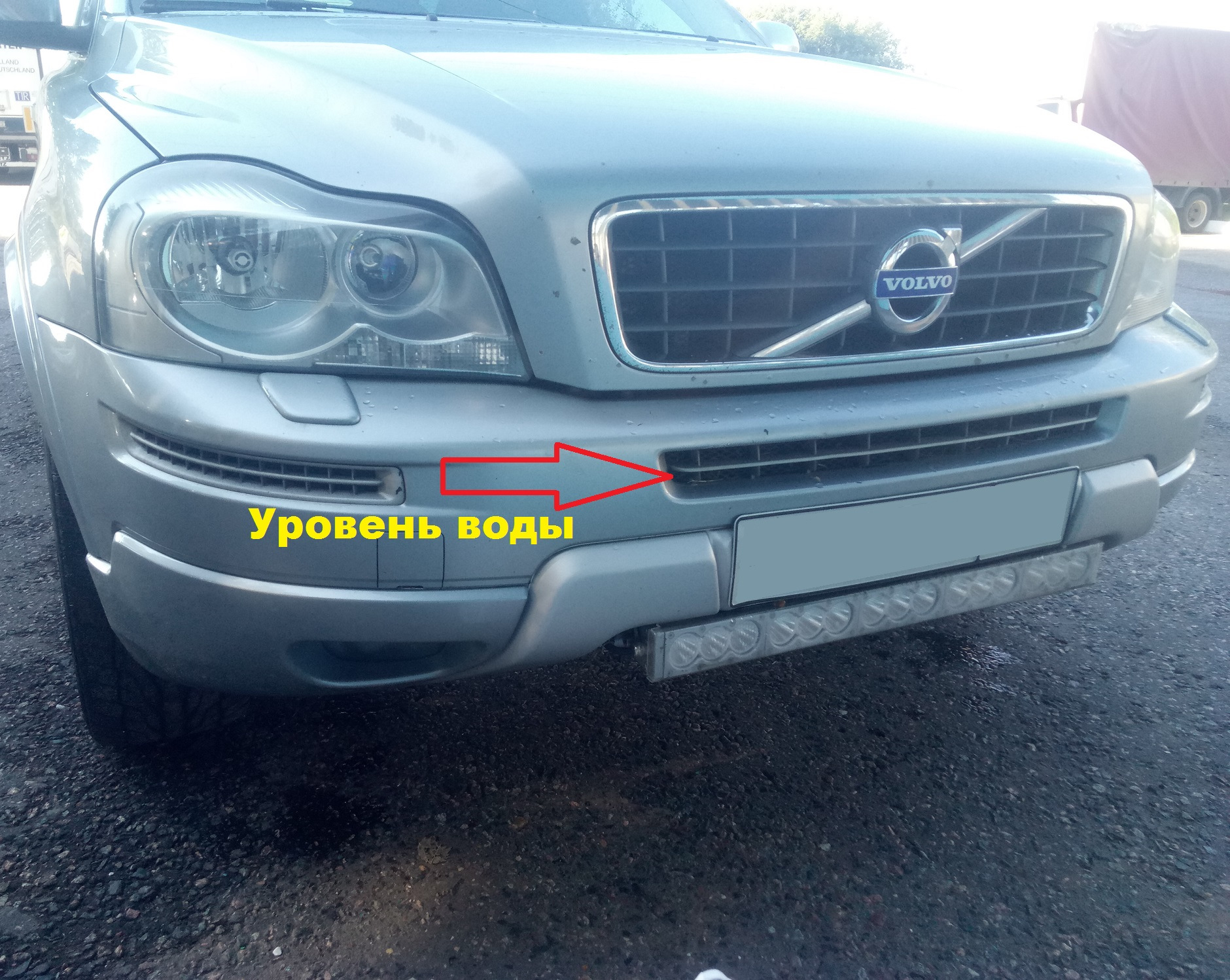 Брод в 60 см на Вольво (Не глубокая река) — Volvo XC90 (1G), 2,5 л, 2007  года | наблюдение | DRIVE2