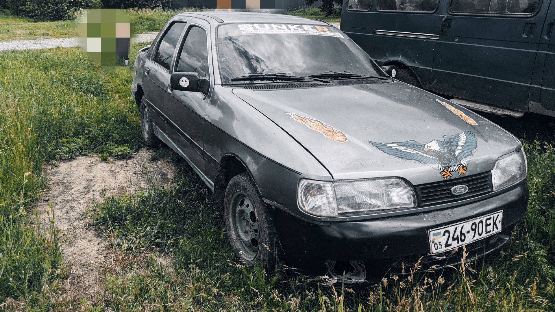 Ford Sierra 2.0 бензиновый 1987 | Серый перламутровый на DRIVE2