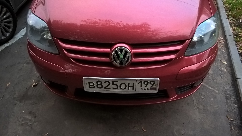 Рамочки под РЗ) — Volkswagen Golf Plus, 1,4 л, 2008 года | аксессуары ...