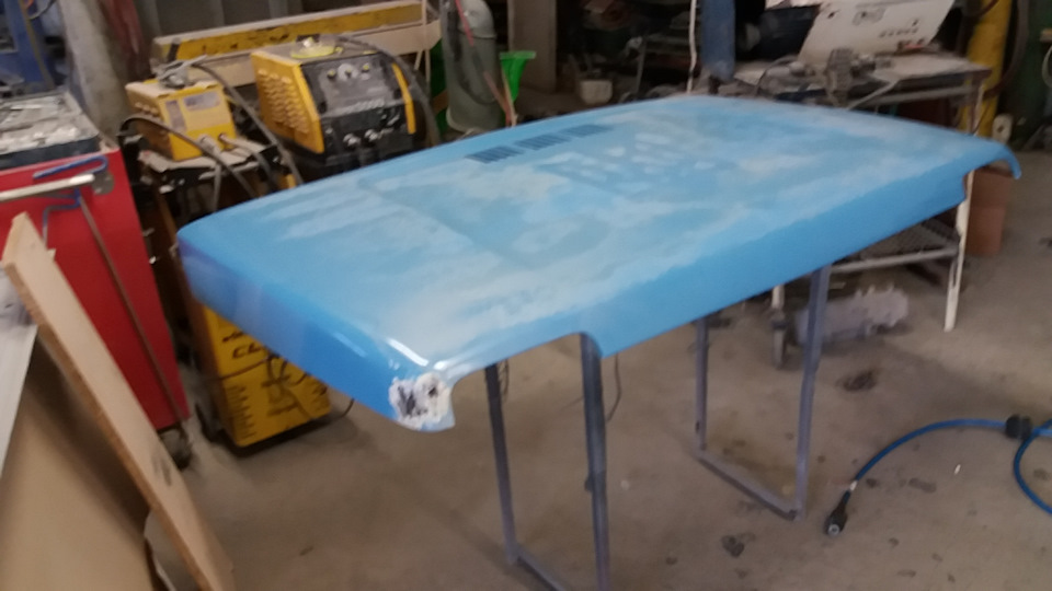 Злой капот. — Lada 4x4 3D, 1,8 л, 1993 года | кузовной ремонт | DRIVE2