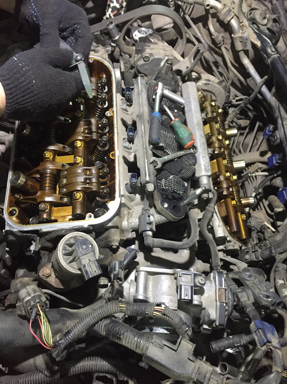 Правильная регулировка клапанов — Honda Legend (KB), 3,5 л, 2007 года ...