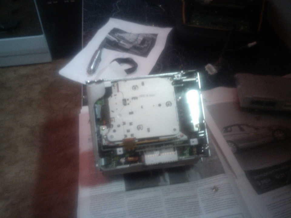 AUX в штатную магнитоллу. — Nissan Murano I, 3,5 л, 2003 года