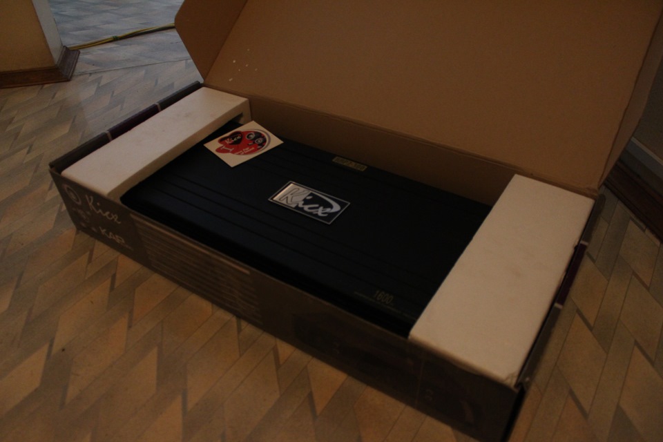 Усилитель на фронт Kicx KAP 2.300 — Lada 21102, 1,5 л, 2003 года ...