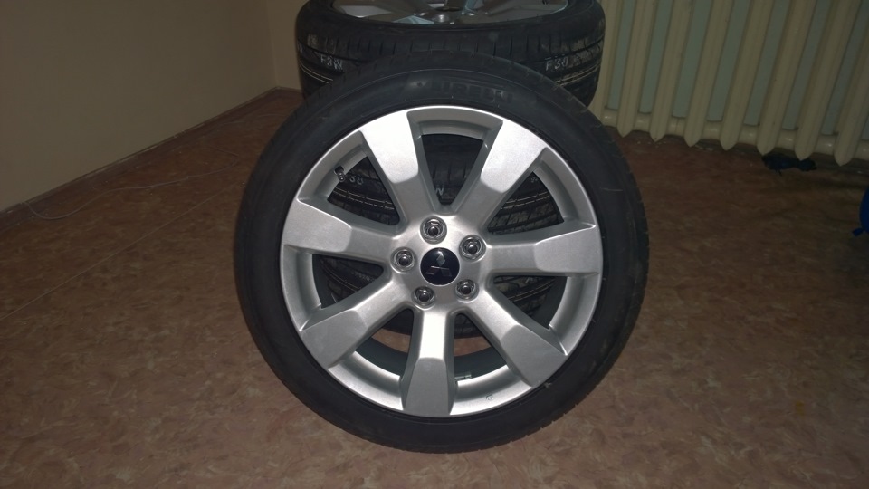 летние тапки пирелли на 18 — Mitsubishi Lancer X, 1,8 л, 2010 года ...