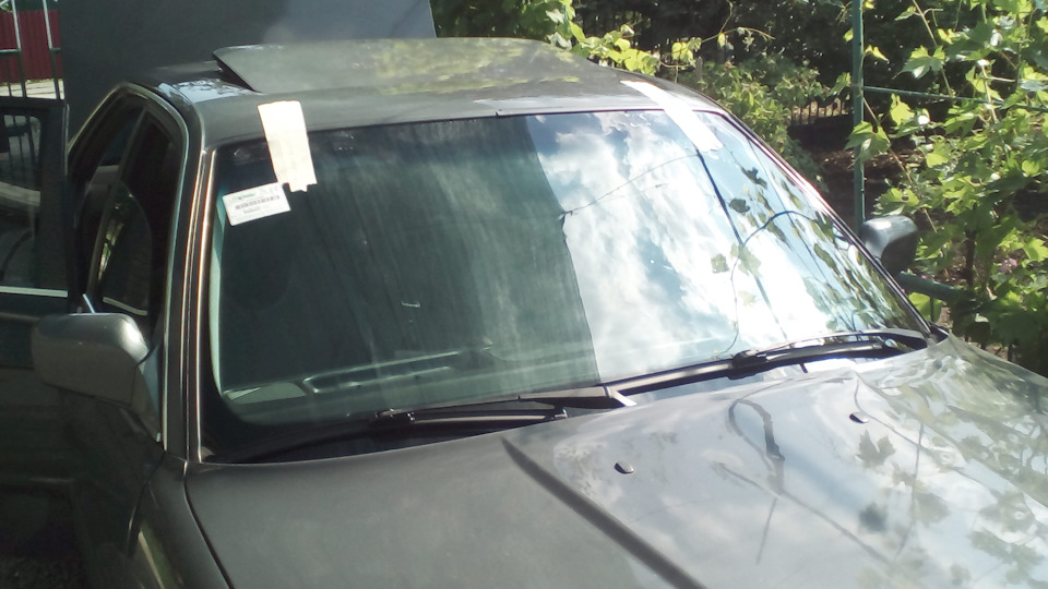 Новое лобовое/дворники. — BMW 5 series (E34), 2,5 л, 1988 года ...