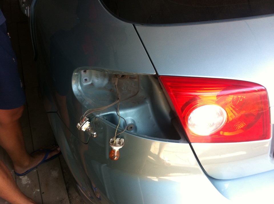 Тонировка задних фар — Chevrolet Lacetti 5D, 1,6 л, 2007 года | тюнинг ...