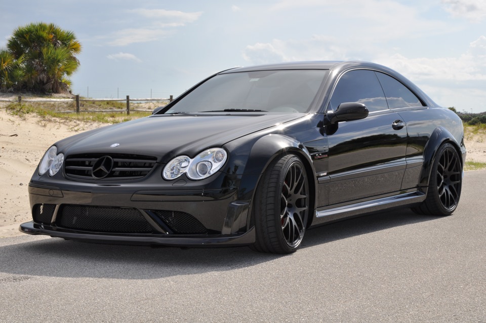 Mercedes CLK 209 матовый черный