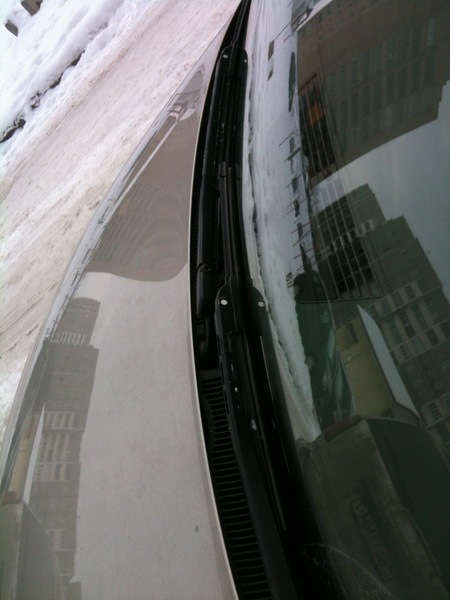 Установка бескаркасных дворников (бюджетный вариант) — Audi A4 (B6), 1 ...