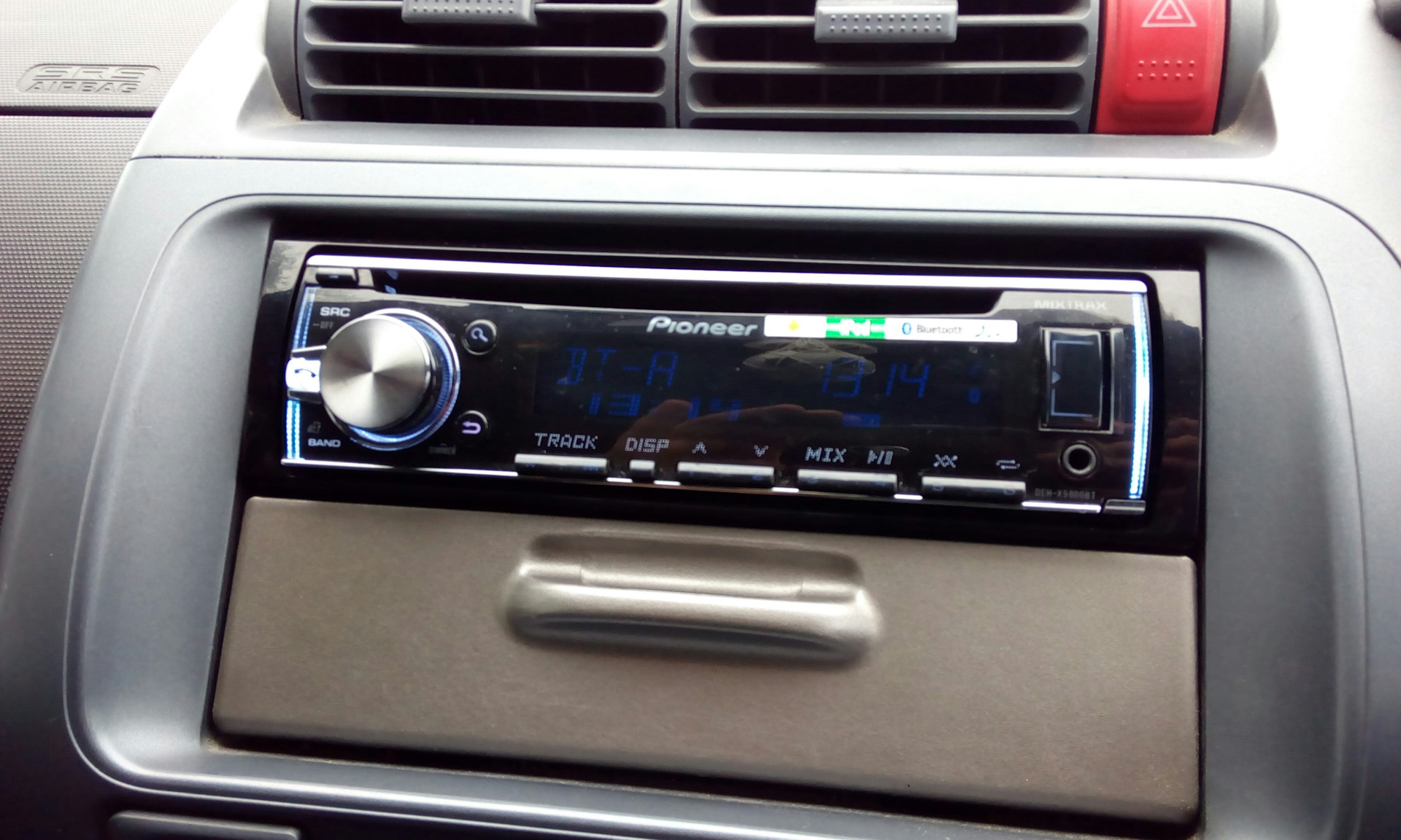 Pioneer deh-x5800bt — Honda Fit (1G), 1,3 л, 2004 года | автозвук | DRIVE2