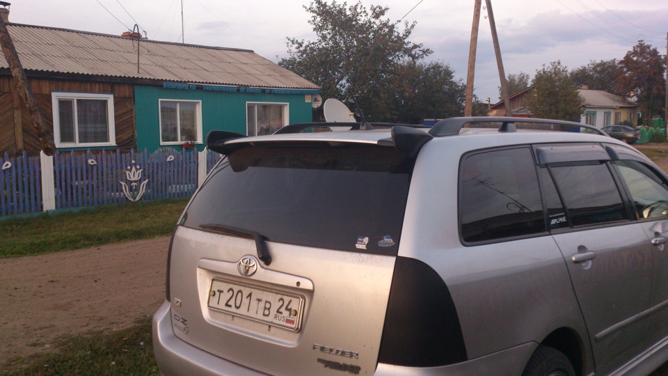 Ушки C — ONE " реплика " — Toyota Corolla Fielder (E120), 1,5 л, 2001 ...