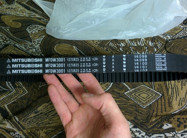 127XR25 Ремень ГРMDAEWOO NEXIA (1 Mitsubishi | Запчасти на DRIVE2