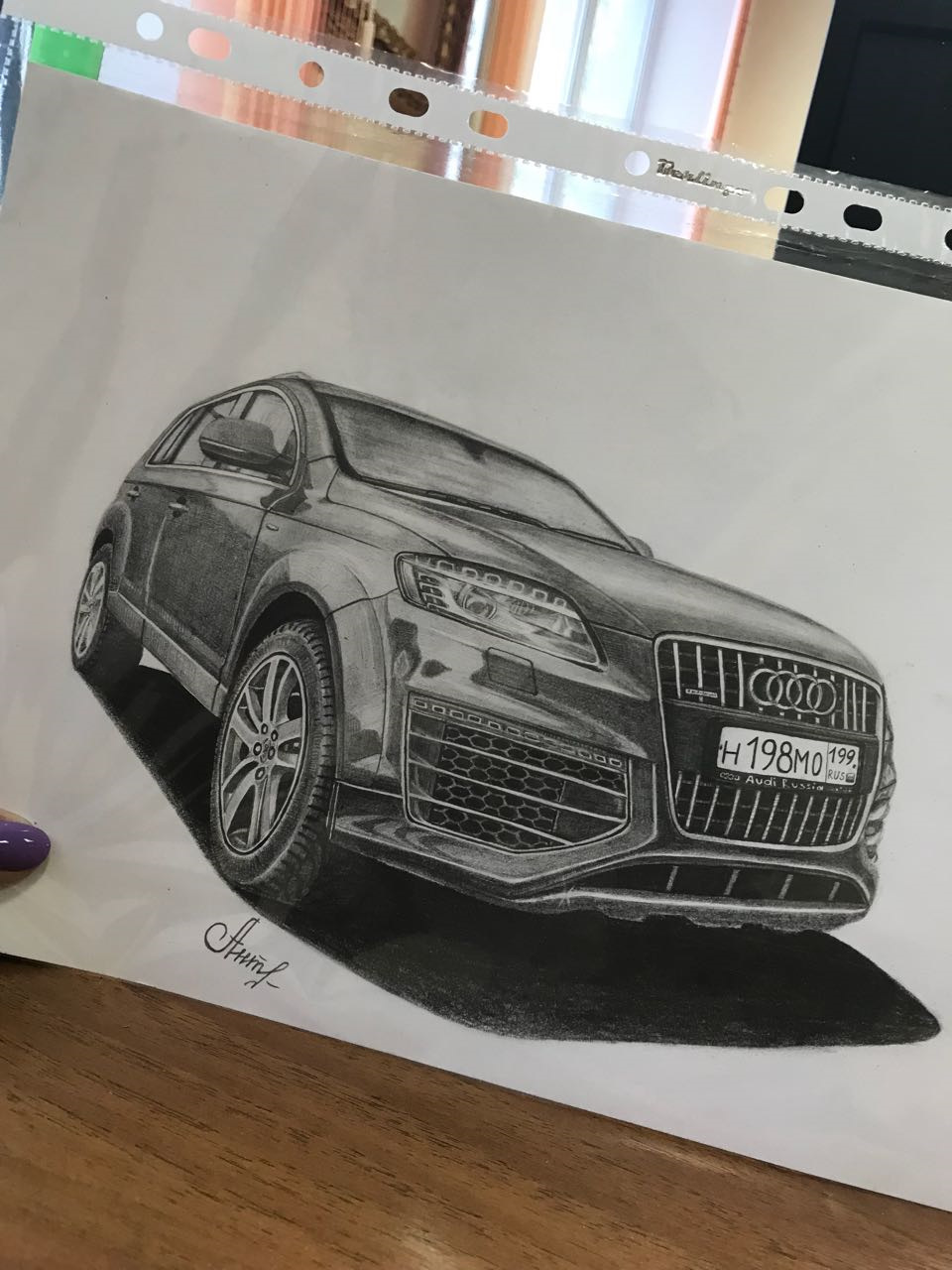 Audi q5 рисунок