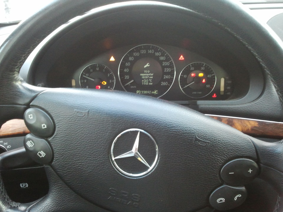 Как обнулить счетчик сервиса? — Mercedes-Benz E-Class (W211), 3 л, 2006 ...