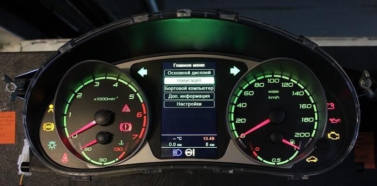 Спидометр — Lada Приора седан, 1,6 л, 2010 года | аксессуары | DRIVE2