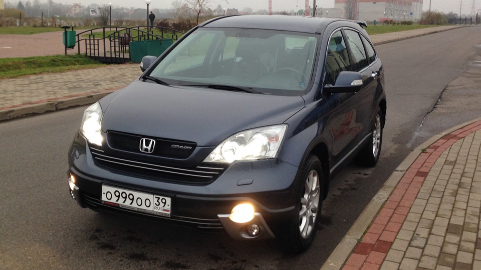 Honda cr v 2008 серый металлик фото