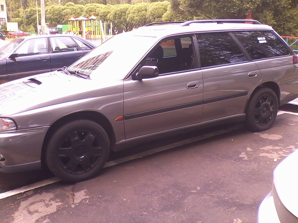 Установка проставок 2,5 см на колеса — Subaru Legacy (BD/BG/BK), 2,5 л ...