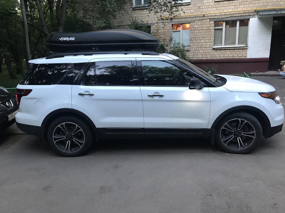 Багажник на крышу или +680л брахла — Ford Explorer (5G), 3,5 л, 2014 ...