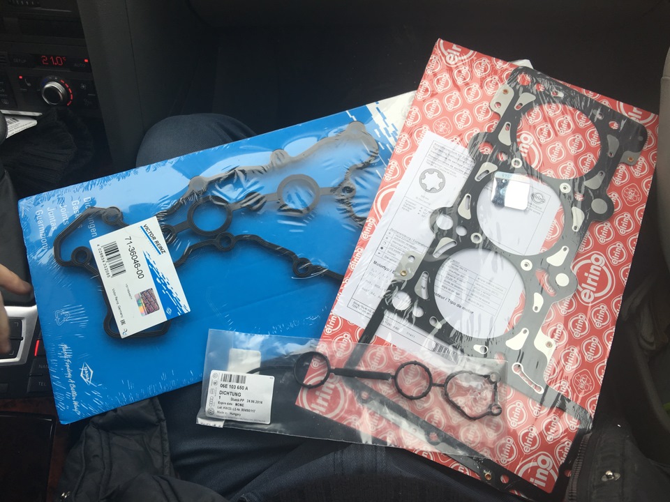 Колбасит на холостых: прогорела прокладка блока цилиндров — Audi A6 (C6 ...