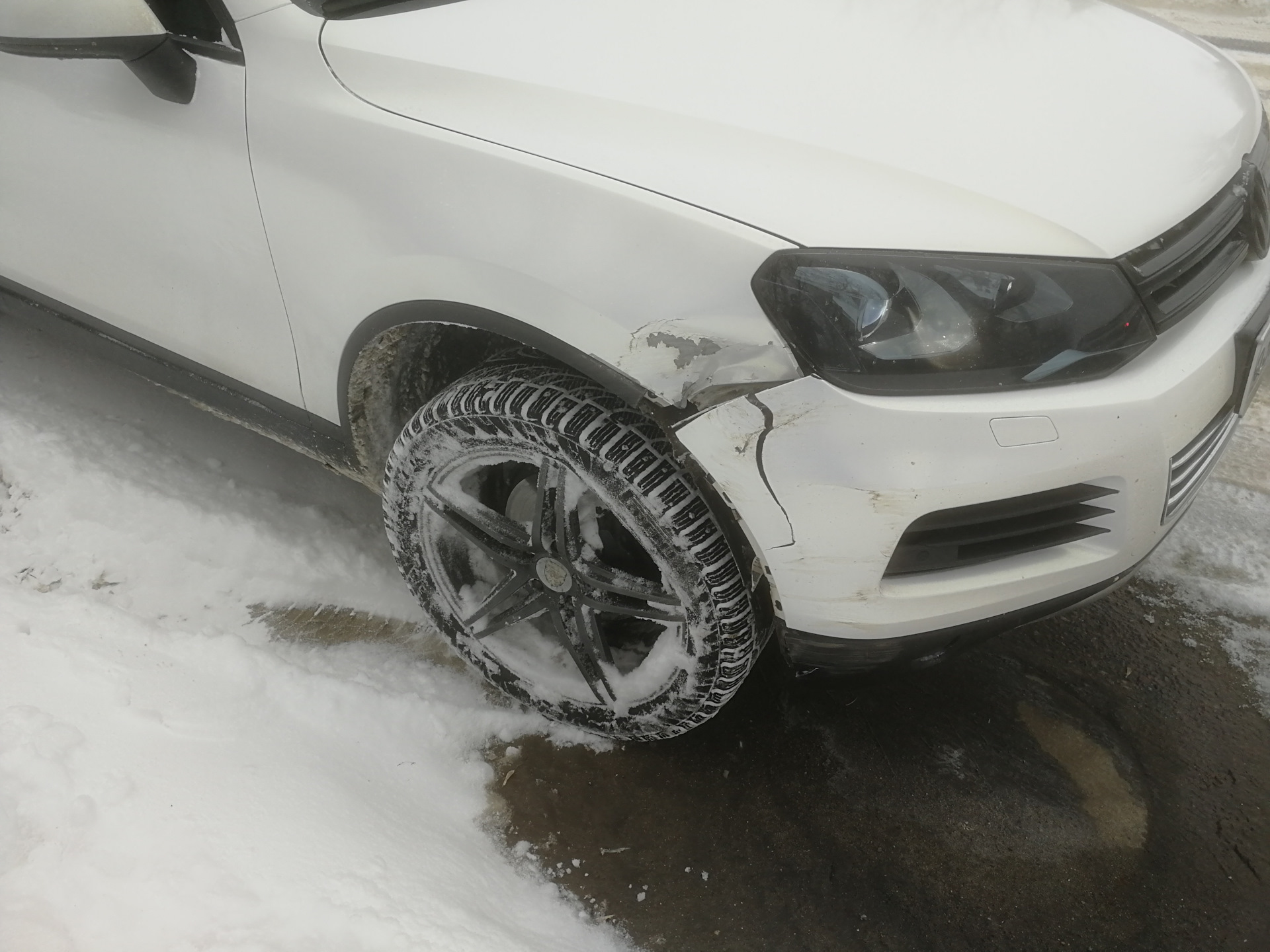 17. ДТП 13.02.2021 (Ремонт & Восстановление) — Volkswagen Touareg (2G), 3  л, 2010 года | ДТП | DRIVE2