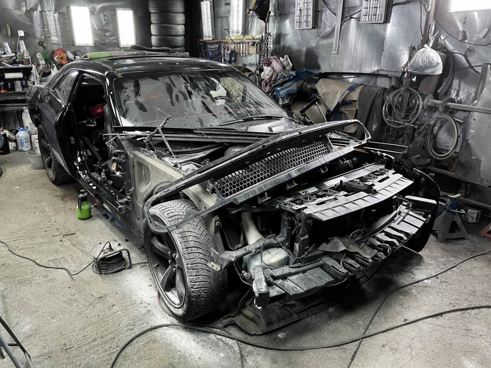 [Painting] Перекрас автомобиля — часть 2 — Dodge Challenger, 3,6 л ...