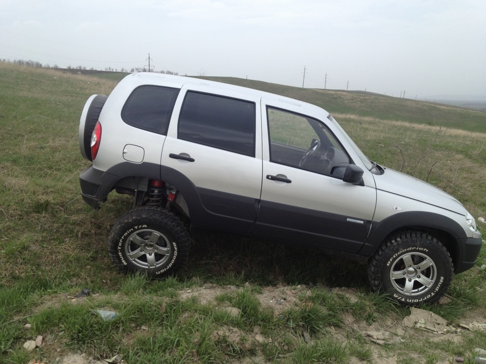 Диагональное вывешивание — Chevrolet Niva, 2 л, 2013 года | просто так ...