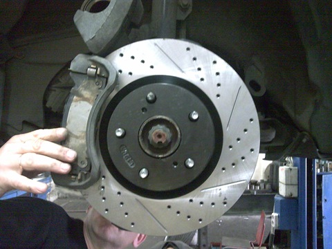 Installing brakes  - Toyota Camry 24L 2007