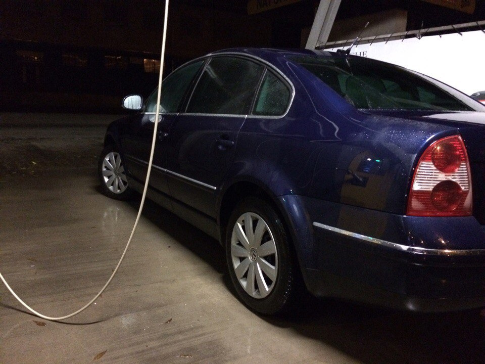 Переобулся, Колпаки оригинал, Диагностика) — Volkswagen Passat B5, 2,5 ...