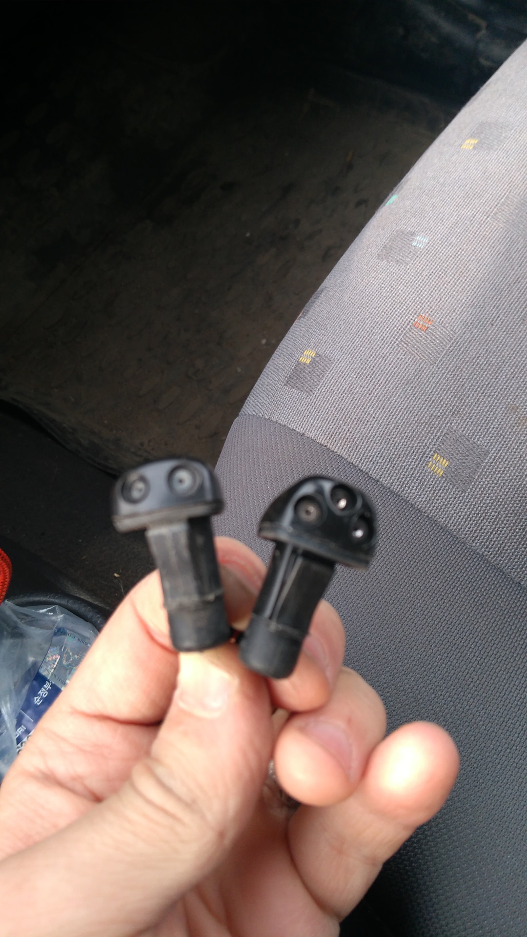 Веерные форсунки омывателя стекол. Hyundai Getz - Форум AutoPeople