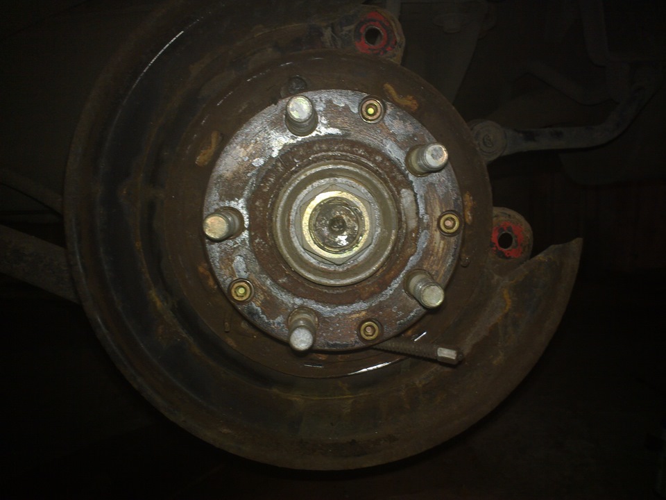 Ступица, давай, до свидания. — Subaru Forester (SG), 2,5 л, 2003 года ...